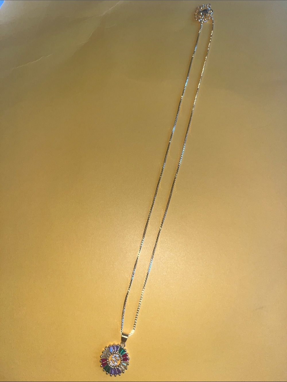 “S” necklace